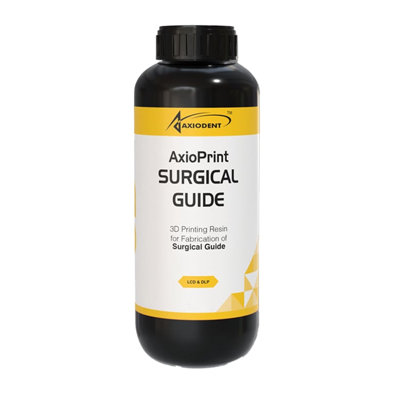 AxioPrint Surgical Guide 3D Printing Resin, 250g Bottle, 1/Pk. Photopolymer clear light-cured