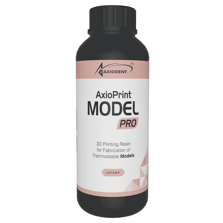 AxioPrint Model PRO Dental Model 3D Printing Resin, 500g Bottle, 1/Pk. Odor-free material