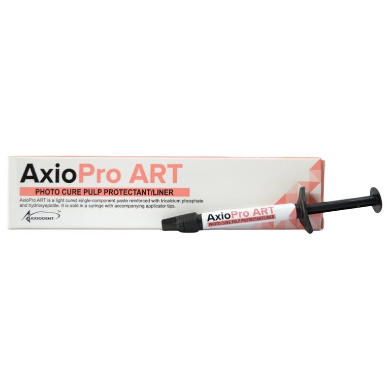 AxioPro ART Light-Cured Resin-Modified Calcium Hydroxide Cavity Liner, 1/Set. Includes: 1 x 2g