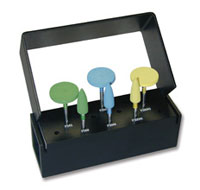 NTI LS-911 CeraGlaze Extra-oral Porcelain Adjusting and Polishing Set. This Set Contains the 17 mm