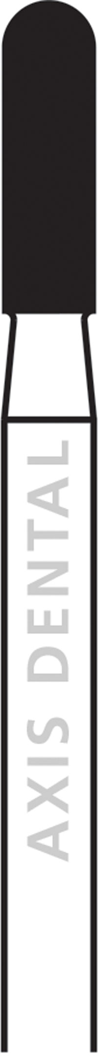 NTI HP #UC129GTI.023 Coarse Titanium Toothing, Universal Cutting Bur, Single Bur