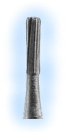 NTI FG #245 Long Pear Carbide Bur, Pack of 100 Burs