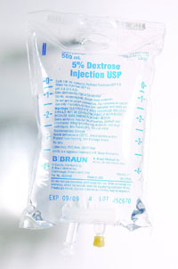 B. Braun 5% Dextrose in Water, 500 ml