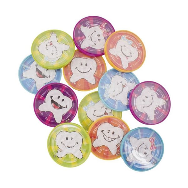 BADER Molar Labyrinth Maze Game, Assorted Colors, 20/Pk. Coordination and skills game for children
