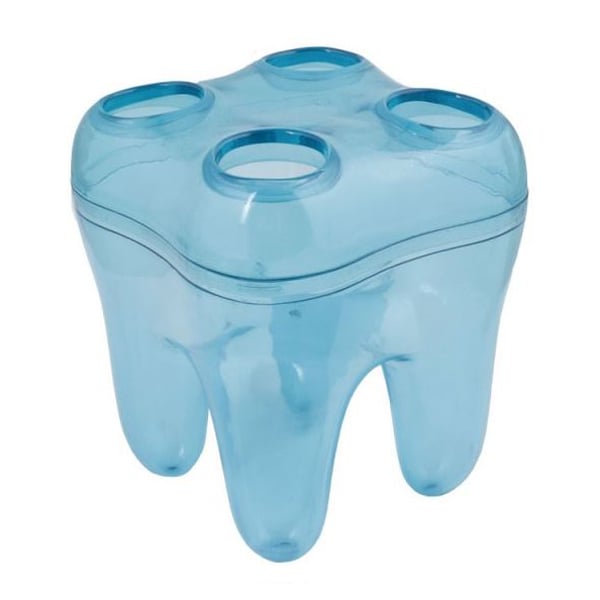 BADER Molar Shaped Toothbrush Holder, Assorted, 2
