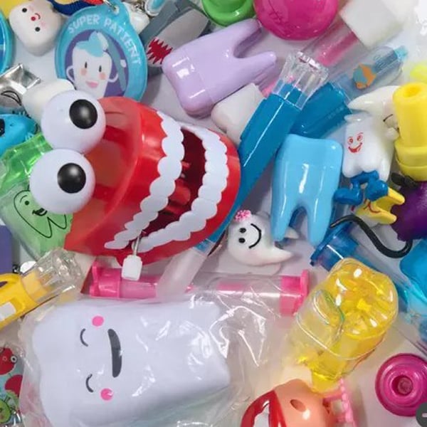 BADER Random Dental Reward Toys, Assorted, 100/Pk