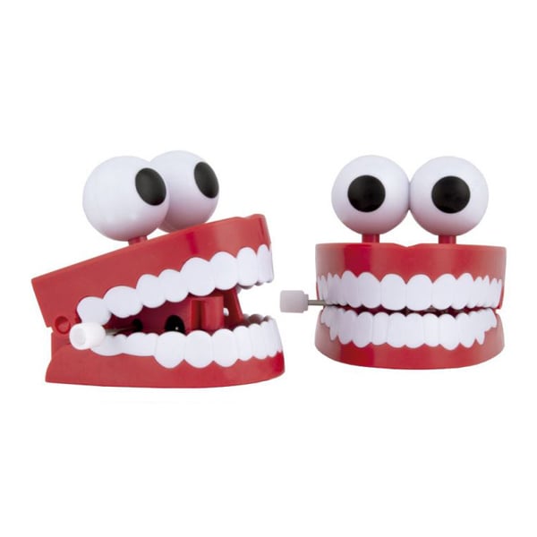 BADER Wind-Up Teeth With Glowing and Flashing Eyes, 20/Pk. Dimensions: 6.5cm x 6.5cm