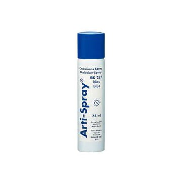 Arti-Spray BLUE Occlusion Spray. Universal color indicator to test the occlusal contacts