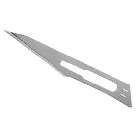 Bard Parker #25 Non-Sterile Carbon Steel Blades with BD Rib-Back Design, 6 Individually Packaged