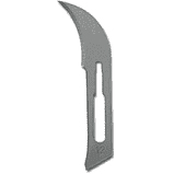Bard Parker #12 Sterile Stainless Steel Scalpel Blades, Box of 50 Individually Packaged Blades