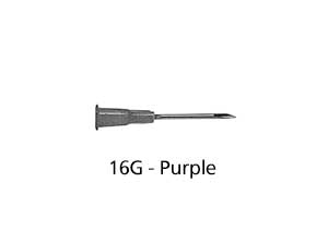 BD PrecisionGlide 16 gauge x 1" Specialty Use Sterile Hypodermic Needle - Purple Plastic Hub