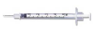 BD Tuberculin / PrecisionGlide 1/2 mL BD Tuberculin Syringe with 27 G x 1/2" BD PrecisionGlide