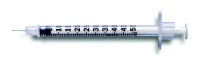 BD 1/2 ml Lo-Dose U-100 Insulin Syringe With 28 G x 1/2" Micro-Fine IV Permanently Attached
