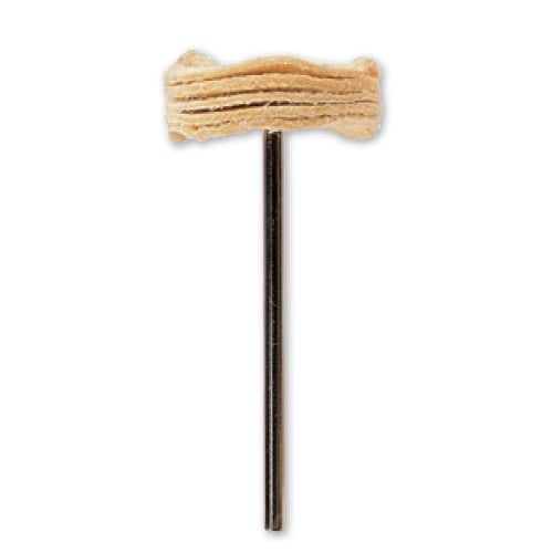 Hatho Miniature Scotch Brite Polishing Wheels, Fine, Package of 12