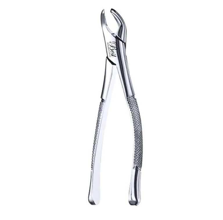 Best #151S Stainless Steel American Pattern Pedo Extraction Forceps, Universal, 1/Pk. For lower