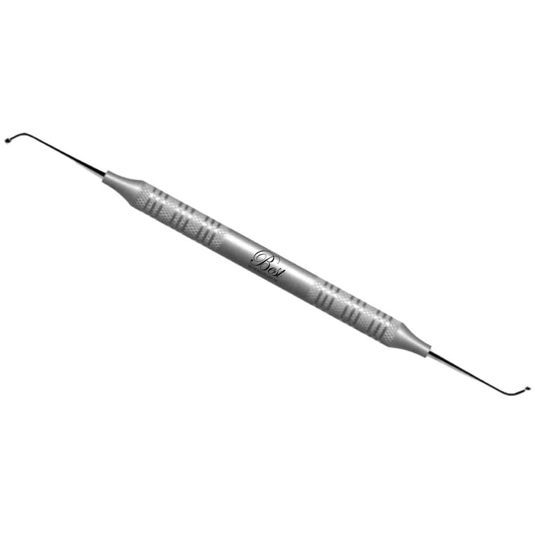 Best #1 Stainless Steel Double End Burnisher, 8mm Hollow Handle, 1/Pk. To contour and smooth new