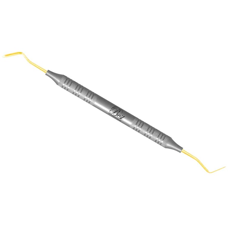 Best #7 Stainless Steel Double End Plastic Filling Instrument, 8mm Hollow Handle, 1/Pk. Titanium