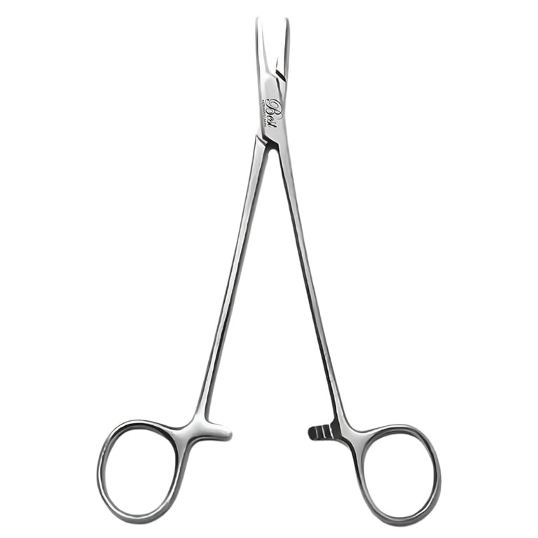 Best Mayo- Hegar Stainless Steel Needle Holder, Size #7'', 1/Pk. Designed for suturing. Allows