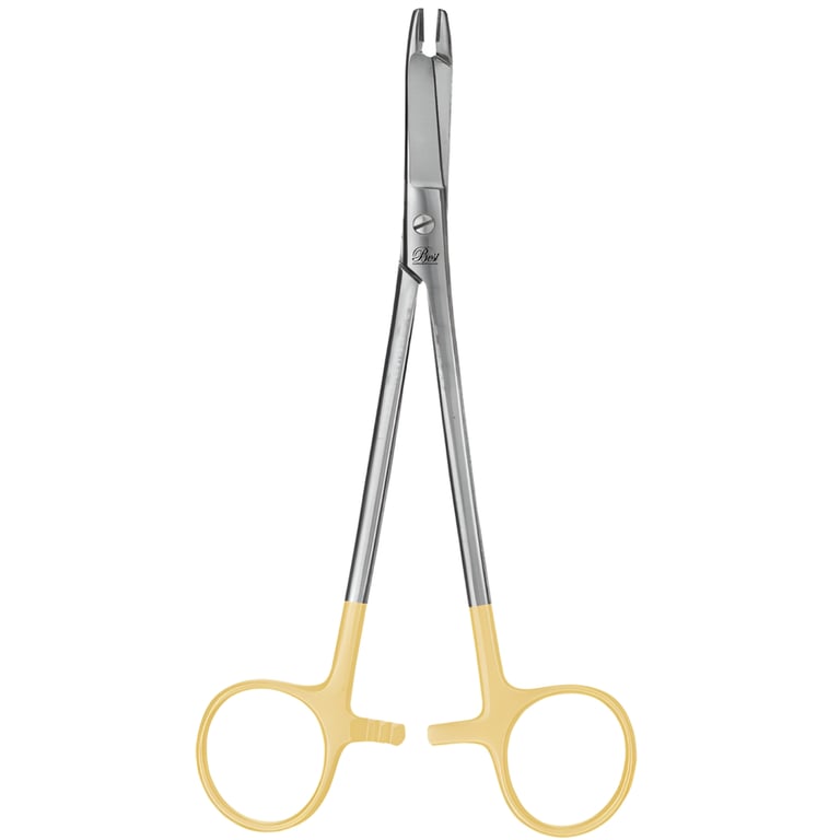 Best 5" Olsen-Hegar Needle Holder Scissors, TC, 1/Pk. Features a dual-purpose design as both