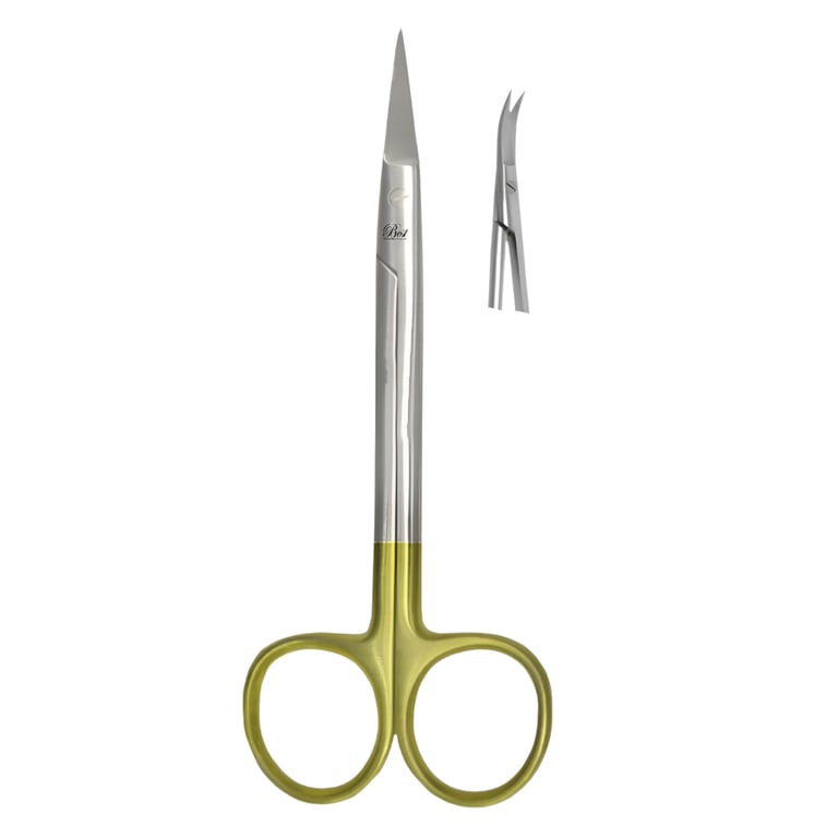Best 12.5 cm Quinby Scissor, CVD, 1/Pk. Suitable for cutting tissue or suture
