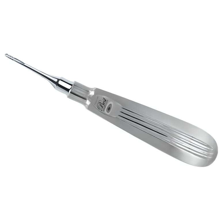 Best #2.2 mm Serrated Elevator, 1/Pk. Crafted with a stainless steel handle, serrated tip provides