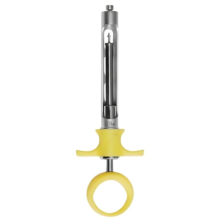 Best Yellow #1.8cc Aspirating Syringe, 1/Pk. Used to inject local anesthetics