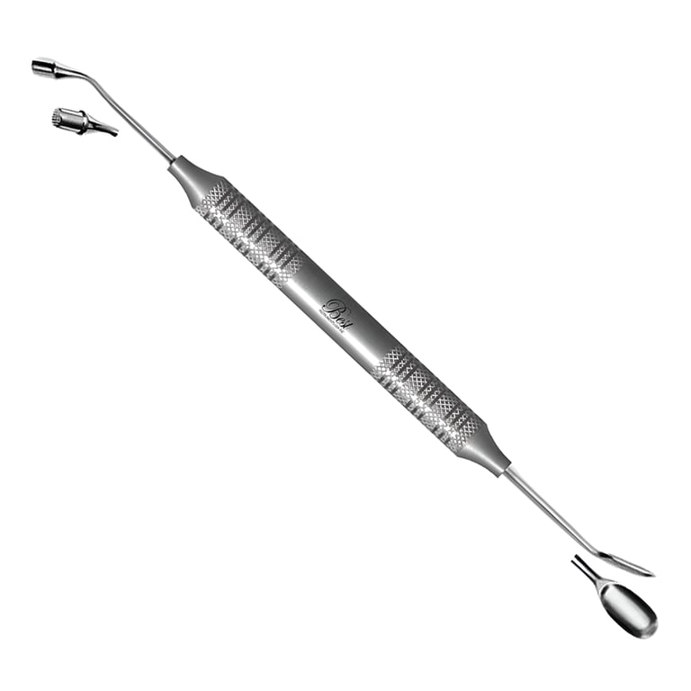 Best Double Ended Bone Graft Spoon Plugger and Carrier, 4 in 1, 1/Pk. Features a smooth, rounded