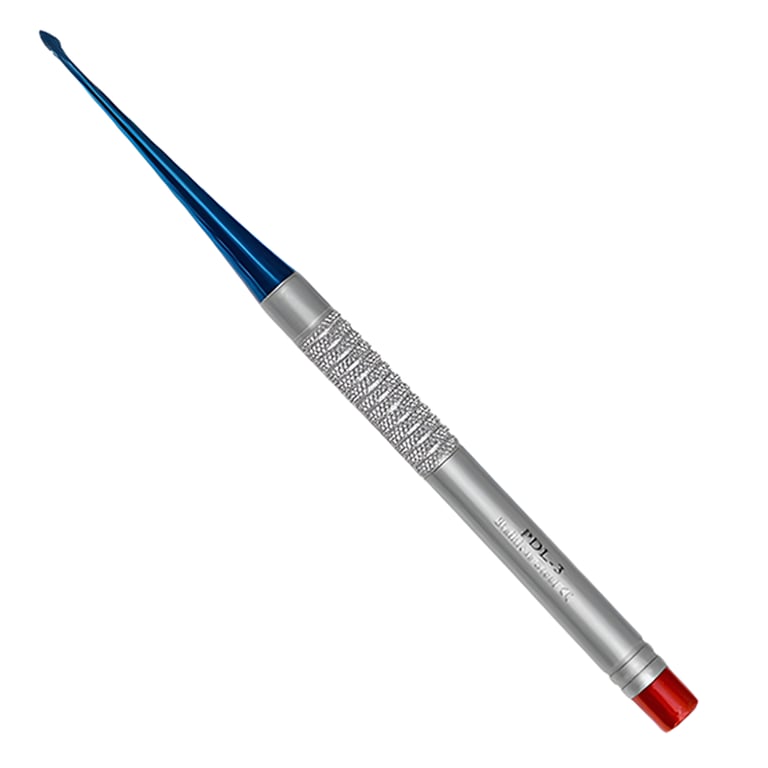 Best ACCU LUXATOR/ Peritomes PDL 3, Spade, Skinny Handle, 1/Pk. Designed with a blue titanium