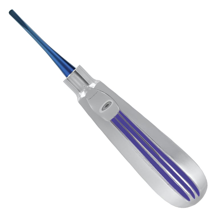 Best ACCU LUXATOR/ Peritomes PDL 1, 3mm Straight, 1/Pk. Designed with a blue titanium coated tips