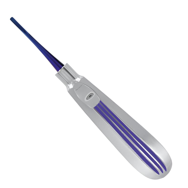 Best ACCU LUXATOR/ Peritomes PDL 2, 3mm Curved, 1/Pk. Designed with a blue titanium coated tips