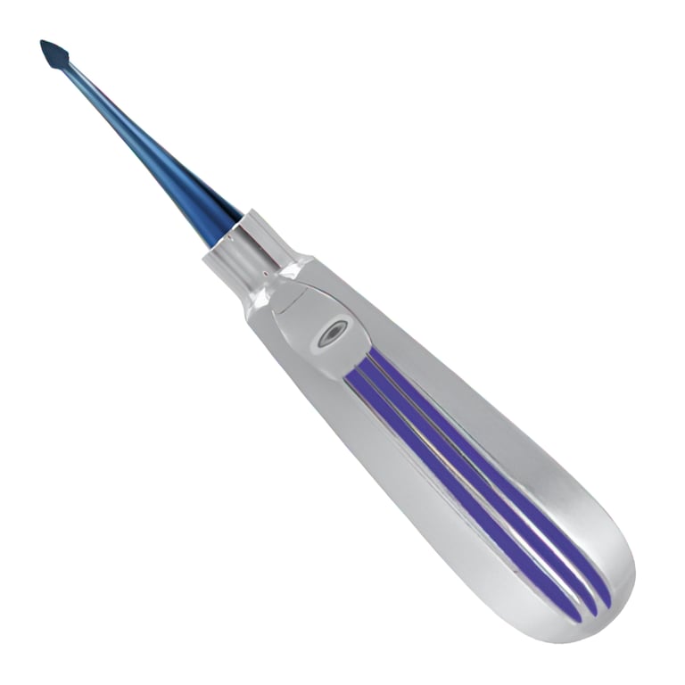 Best ACCU LUXATOR/ Peritomes PDL 3, Spade, 1/Pk. Designed with a blue titanium coated tip