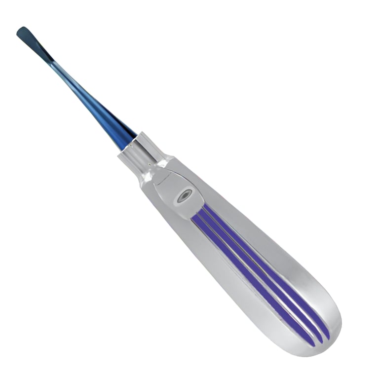 Best ACCU LUXATOR/ Peritomes PDL 6, 5mm Distal Curved In, 1/Pk. Designed with a blue titanium