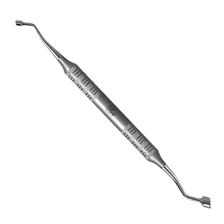 Best IBP 4/6mm Double Ended Stainless Steel Serrated Bone Packer, 1/Pk. Designed for secure