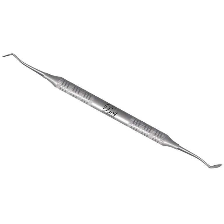 Best #3S Hollenback Stainless Steel Double End Amalgam Carver, 8mm Hollow Handle, 1/Pk