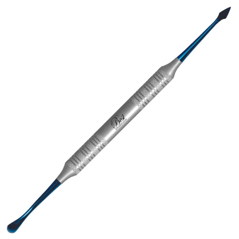 Best Buser Stainless Steel Periosteal Elevator, Blue Titanium Coated Ends, 1/Pk. For lifting full