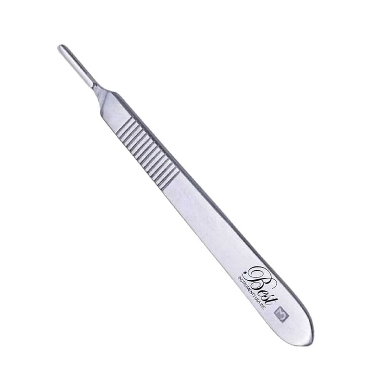 Best #3 Stainless Steel Scalpel Handle, 1/Pk. Use with surgical blades for tissue separation