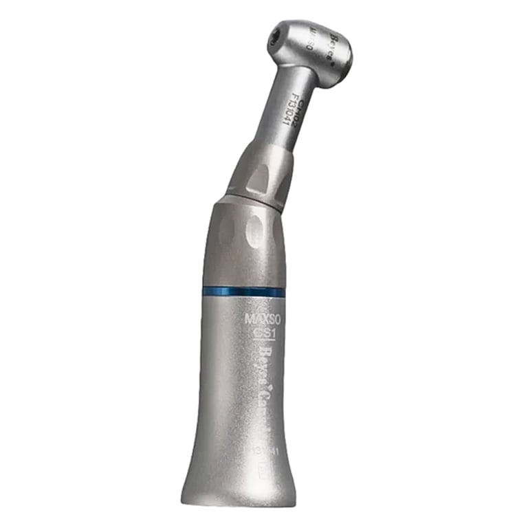 Maxso SL2026 Contra Angle Handpiece, Push‑Button, CA Burs, 1:1, 1/Pk. Latch-type contra angle