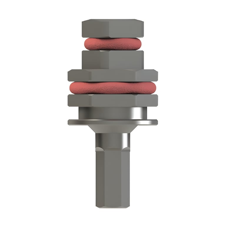 Bhi Implants 2.42mm Ratchet Hex Driver Adapter, Stainless Steel, Internal Hex, 15mm, 1/Pk