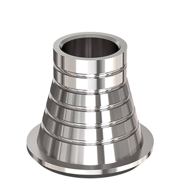 Bhi Implants Titanium Base, Single Base. Ti-Base for multi-unit internal hex dental implant