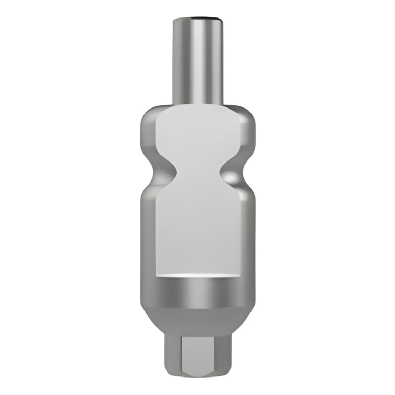 Bhi Implants Closed Tray Transfer Coping w/Screw, Standard Platform, Short, 4.5mm Width, 1/Pk