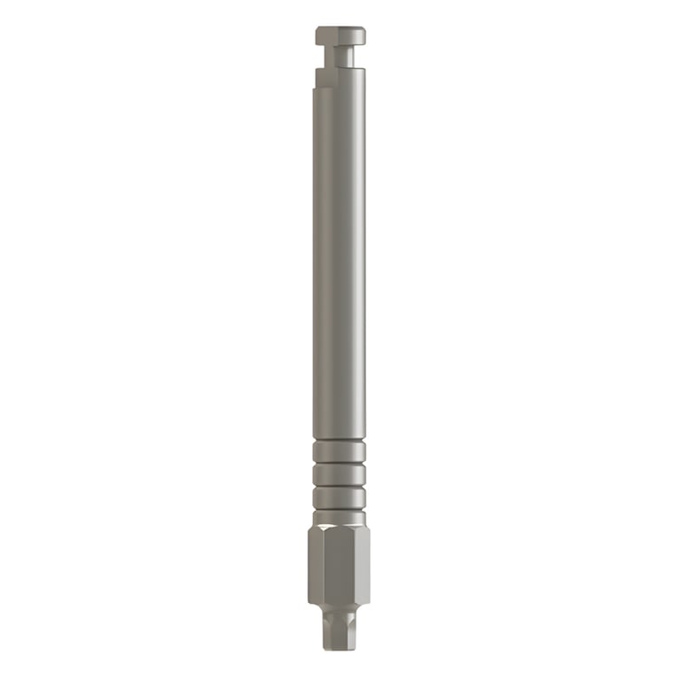 Bhi Implants Hex Driver 1.25mm Motor Mount Adapter, Stainless Steel, Internal Hex, 25mm, 1/Pk