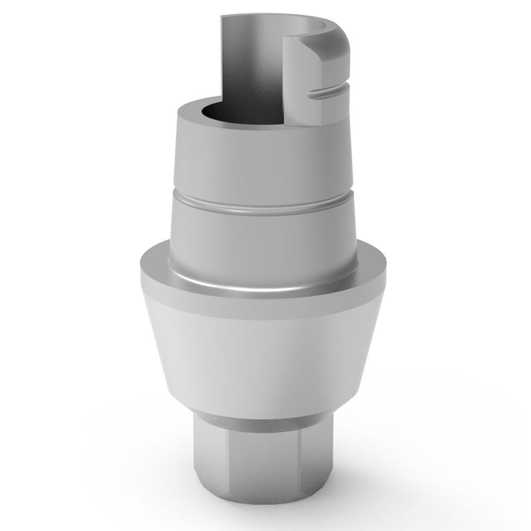Bhi Implants CAD CAM Anti-Rotational Ti-Base Abutment, 2.5 mm, 1/Pk. For internal hex dental