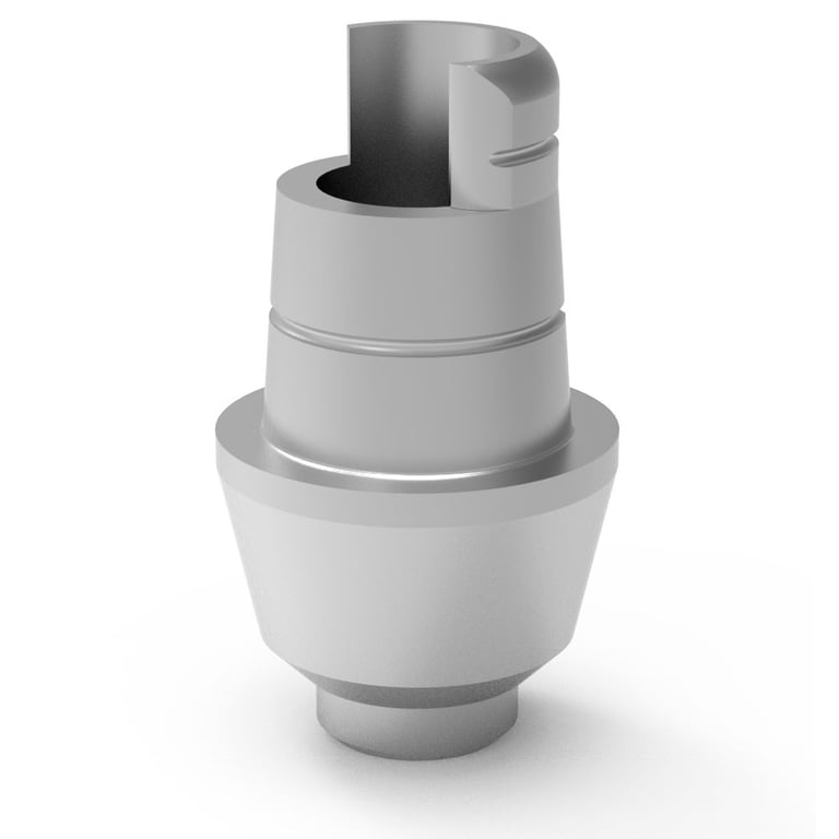 Bhi Implants CAD CAM Rotational Ti-Base Abutment, 2.5mm, 1/Pk. For internal hex dental implant