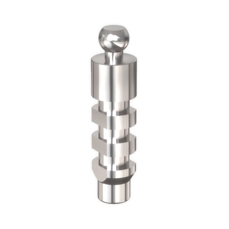 Bhi Implants Analog for Ball Attachment, 1/Pk. Compatible with: Zimmer, MIS, A.B. Dental