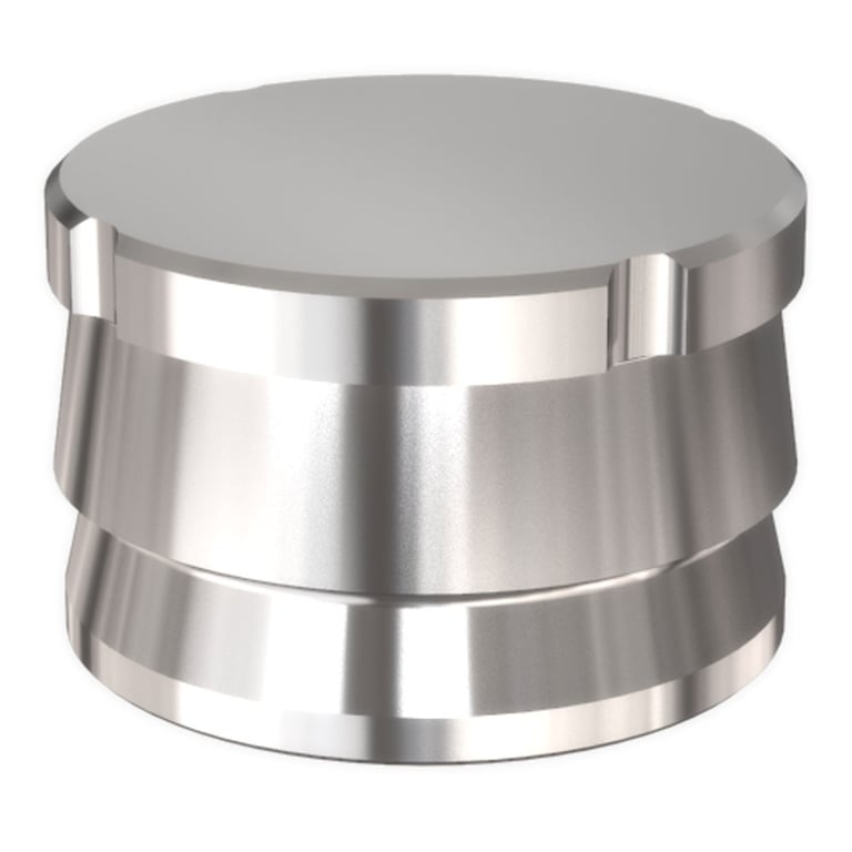 Bhi Implants Metal Housing for Ball Attachment, Stainless Steel, 1/Pk. Compatible With: Zimmer