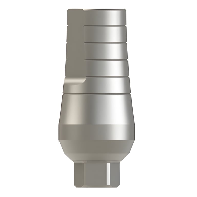 Bhi Implants Straight Titanium Abutment w/Screw, Internal Hex, 8.5mm, 1/Pk. Made of Titanium