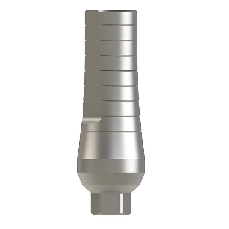 Bhi Implants Straight Titanium Abutment w/Screw, Internal Hex, 11.5mm, 1/Pk. Made of Titanium