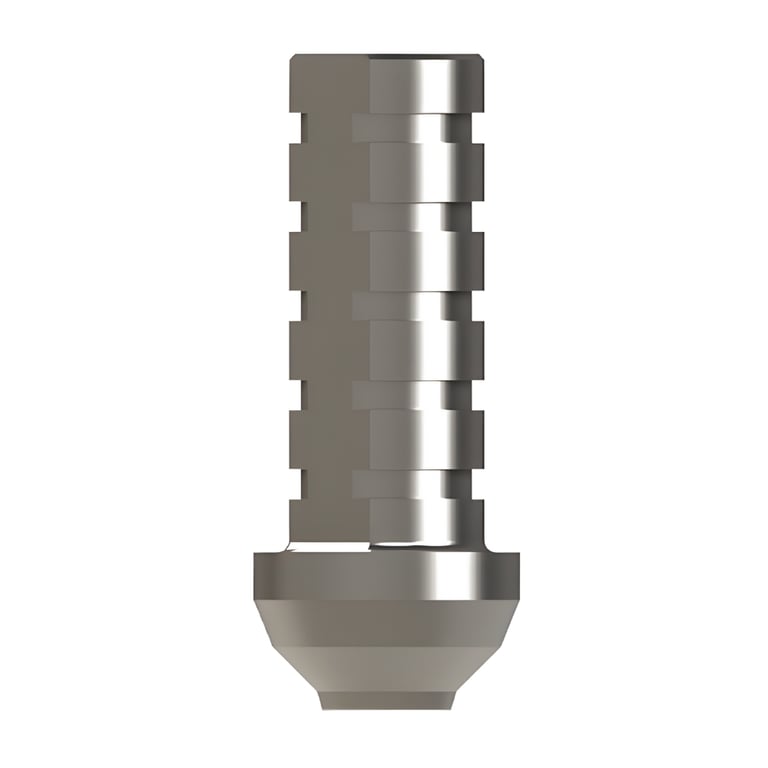 Bhi Implants Temporary Titanium Abutment w/Screw, Non Engaging, 10mm, 1/Pk. Made of Titanium