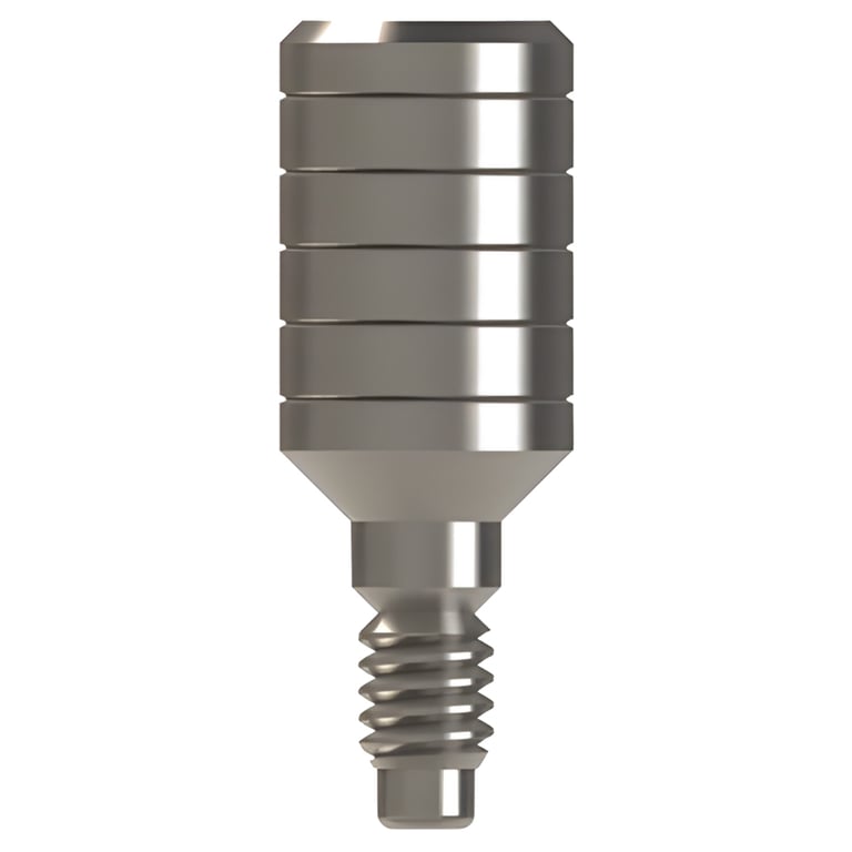 Bhi Implants Titanium Aesthetic Healing Cap, 3.88mm Standard Body, 7mm Collar Heights, 1/Pk