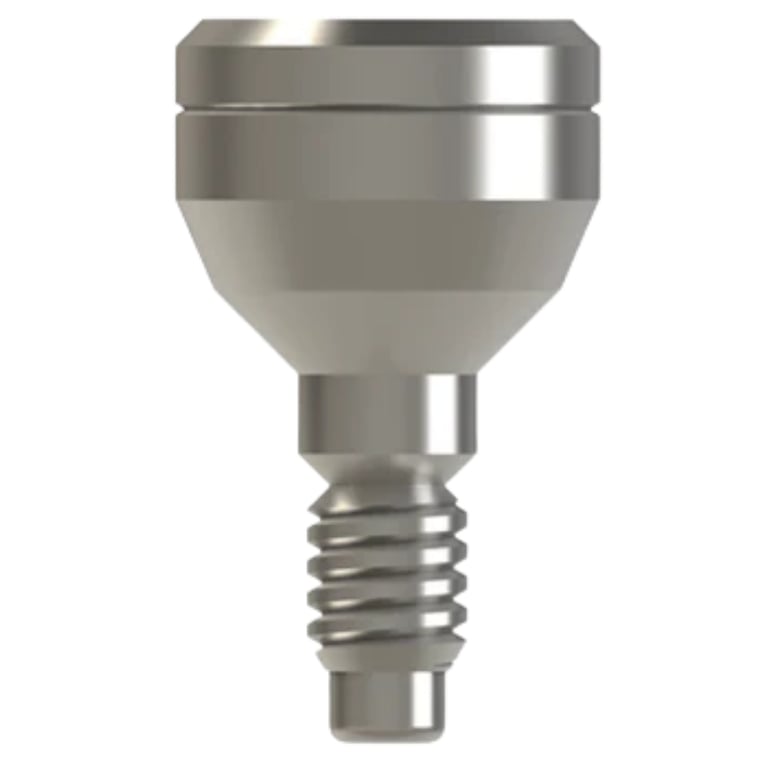 Bhi Implants Titanium Aesthetic Healing Cap, 4.5mm Standard Body, 3mm Collar Heights, 1/Pk